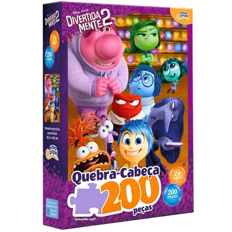 THE BRAIN 2枚組DVD Quebra-Cabeças - Divertida Mente 2 - 500 Peças - Toyster